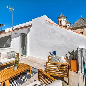 Urban Rose , Superb Private House In Historical Center, With Sunny Rooftop , Malaga Spain